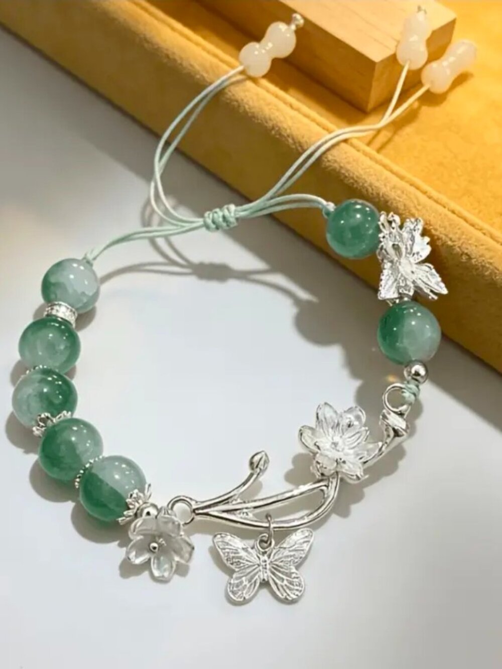 Butterfly Beaded Bracelet